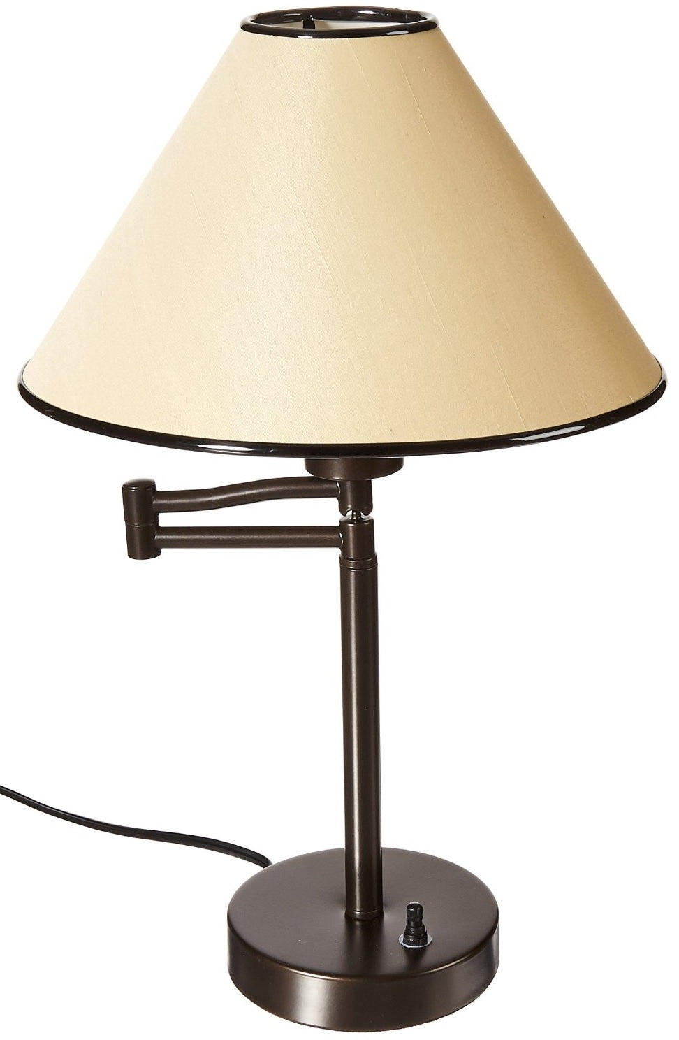 Boston Harbor TB-8008-VB Adjustable Desk Lamp With Swing Arm, 18-1/2", Venetian Bronze