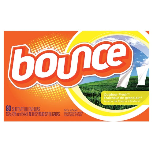 Bounce 80068 Fabric Softener Sheets, Outdoor Fresh Scent, 80 Count