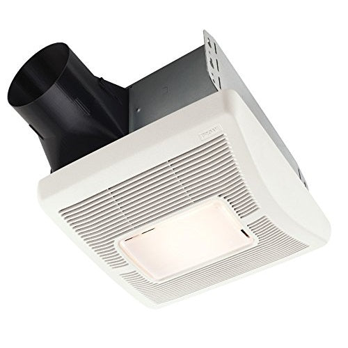 Broan A80L Invent Single-Speed Ventilation Fan With Incandescent Light, White