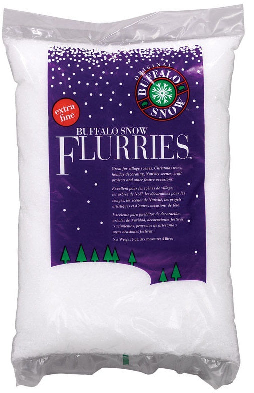 Buffalo B00070 Christmas Snow Flurries, White