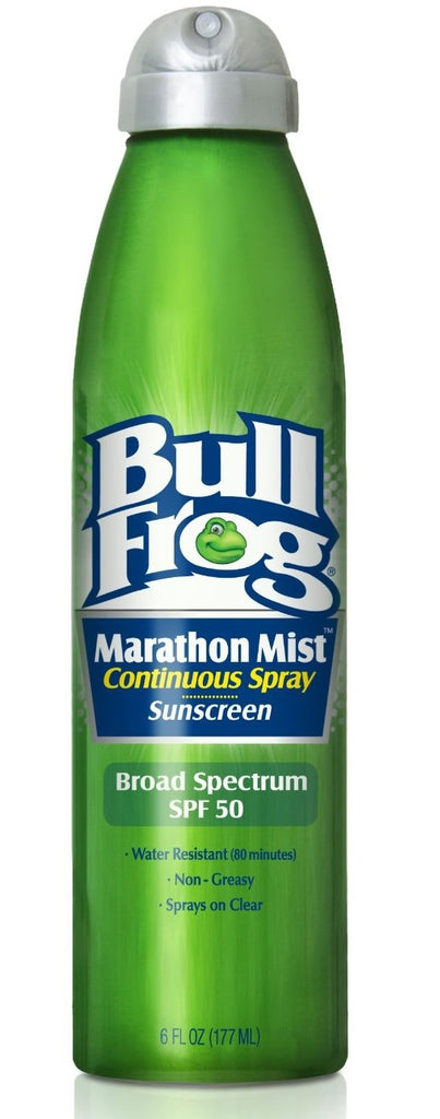 BullFrog Marathon Mist Continuous Spray, SPF 50, low price, personal ...