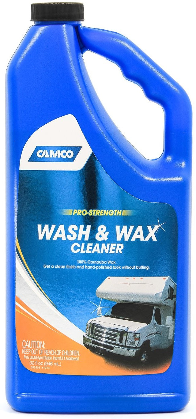 Camco 40493 Pro-Strength Wash and Wax Cleaner, 32 Oz