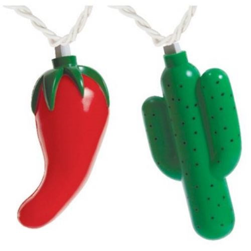 Camco 42659 Chili and Cactus Party Light, 8'