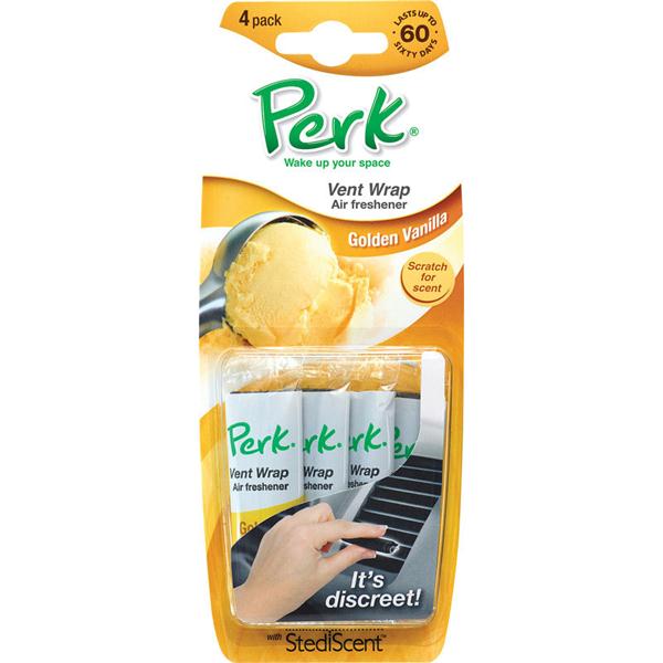 Car Freshner CTK-52204-24 Perk Auto Vent Wrap Air Freshener, 4 Pack