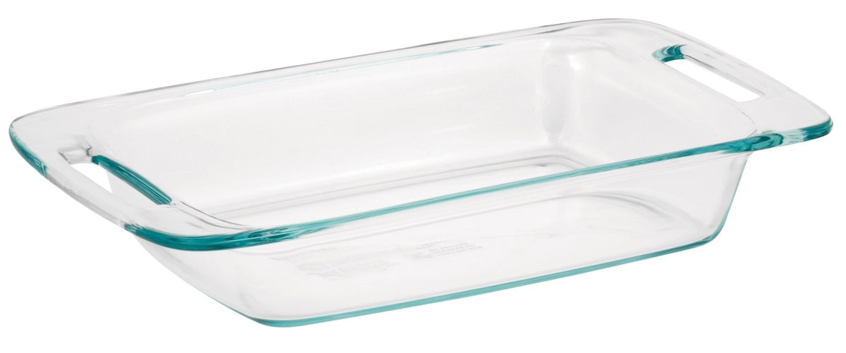 Pyrex 1085782 Easy Grab Oblong Dish, 3 Qt