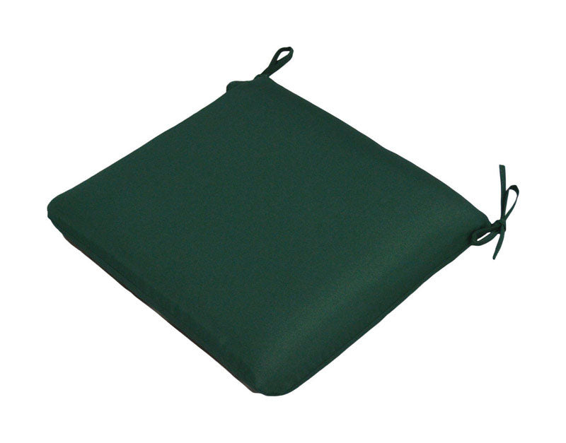 Casual Cushion Corp 308-1455 Large Seat Pad, Forest Green, 19"X18"