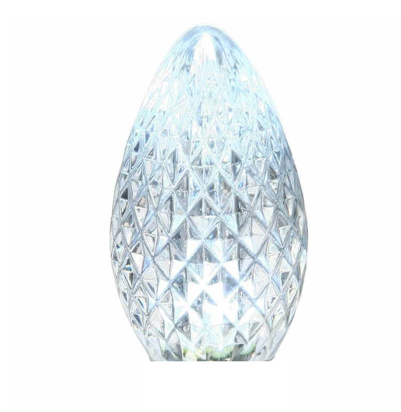 Celebrations 11226-71 C9 Faceted LED Replacement Bulbs, Cool White