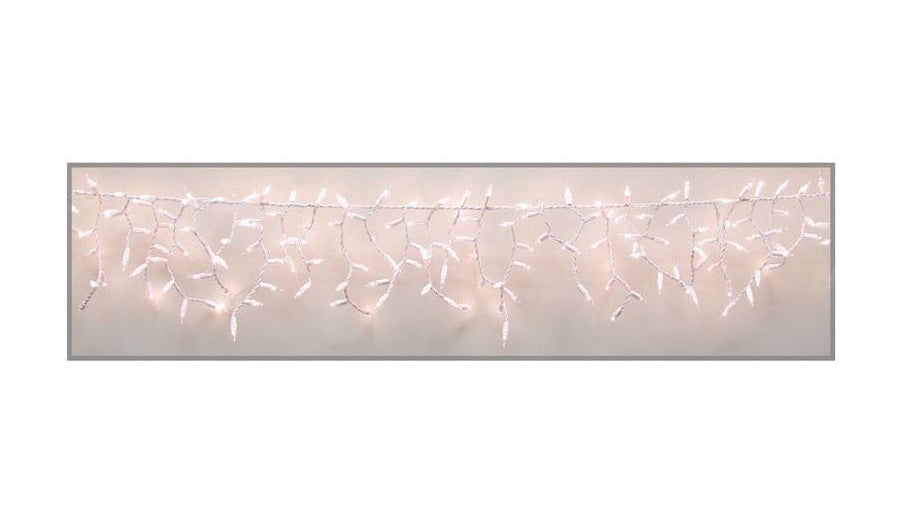 Celebrations 14200-71 High Density Icicle Lights, Clear, 300 lights