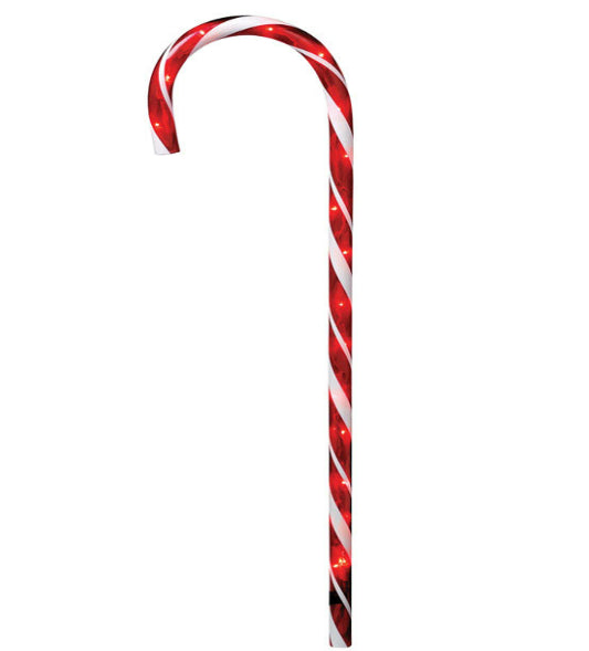 Celebrations 21254-71 Candy Cane Path Marker, Red, 27"