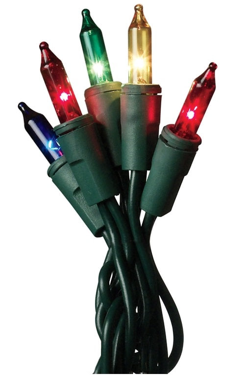 Celebrations 4001-71 Mini Light Set, 22.5', 100 Multi-Color Lights