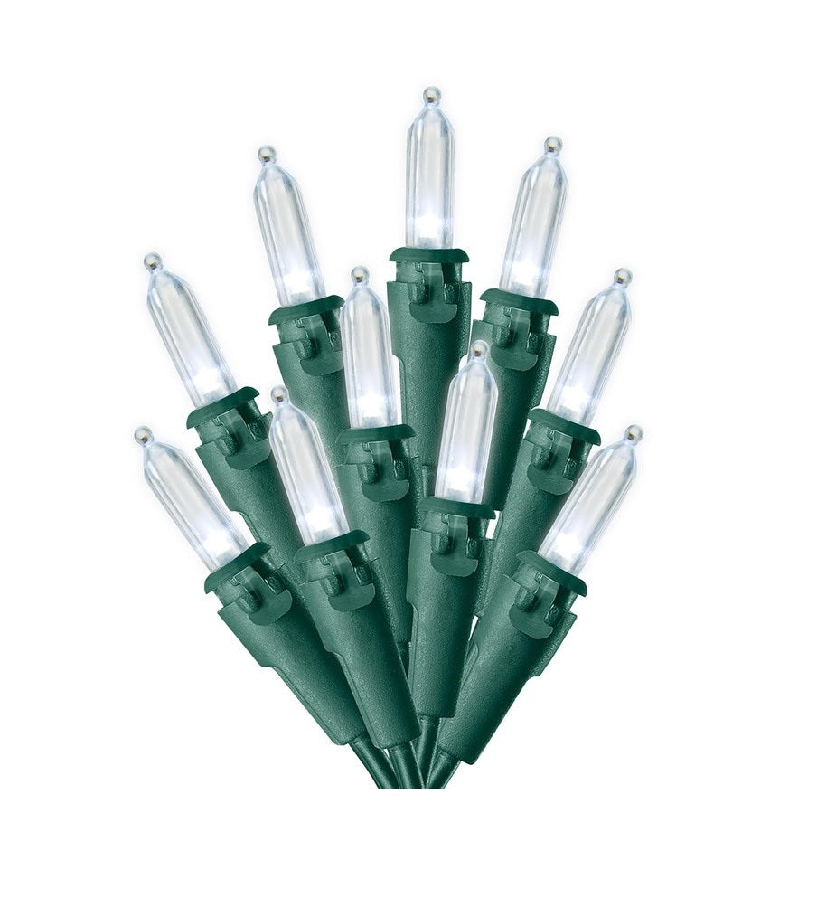Celebrations 40831-71 Christmas Mini Light Set, Cool White, 50 Count