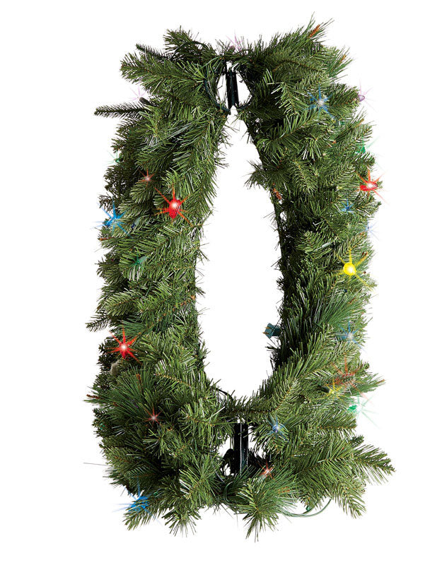 Celebrations 4723158-CC602AC Christmas Prelit Wreath, 36", 120 Lights