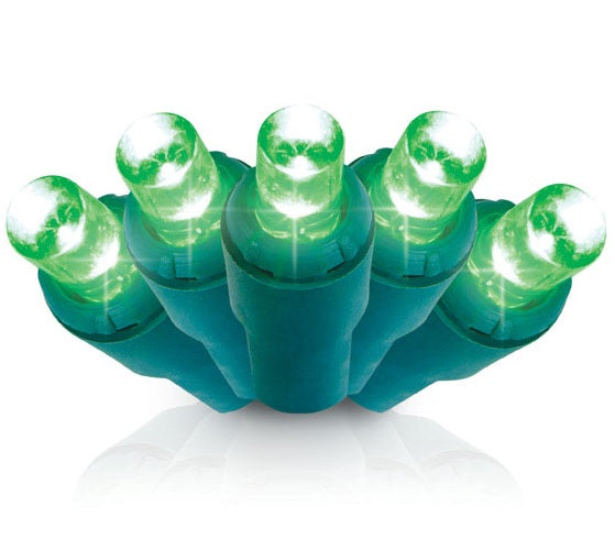 Celebrations 47624-71 Micro LED Light Set, 16', 50 Green Lights