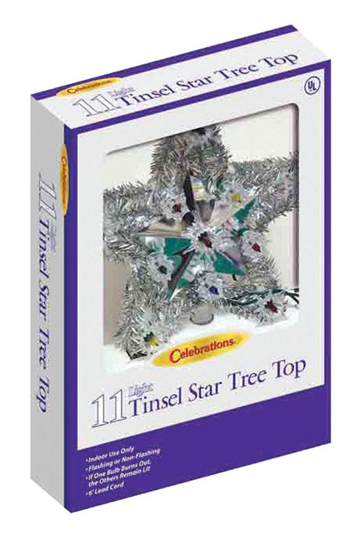 Celebrations 4951-71 Tinsel Star Tree Top
