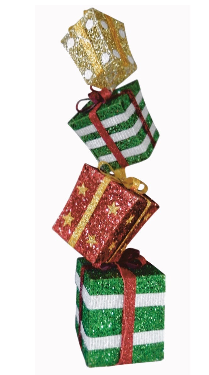 Celebrations 53782-71 Stacked Gift Boxes Yard Decor, 48"