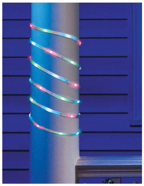 Celebrations 55071-71 LED Flexible Rope Light, 16.6 Feet, 60 Multicolored Lights