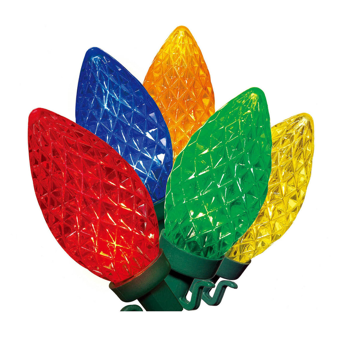 Celebrations 5S075S-C90230AC Platinum LED C9 Light Set, Multicolored, 74 ft., 75 Lights