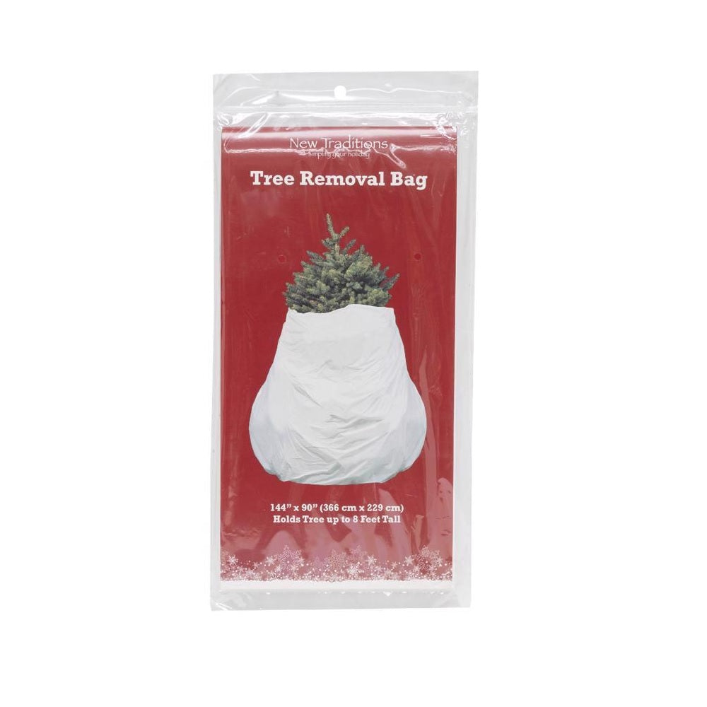 Celebrations 63501ACP2 Christmas Tree Removal Bag, White