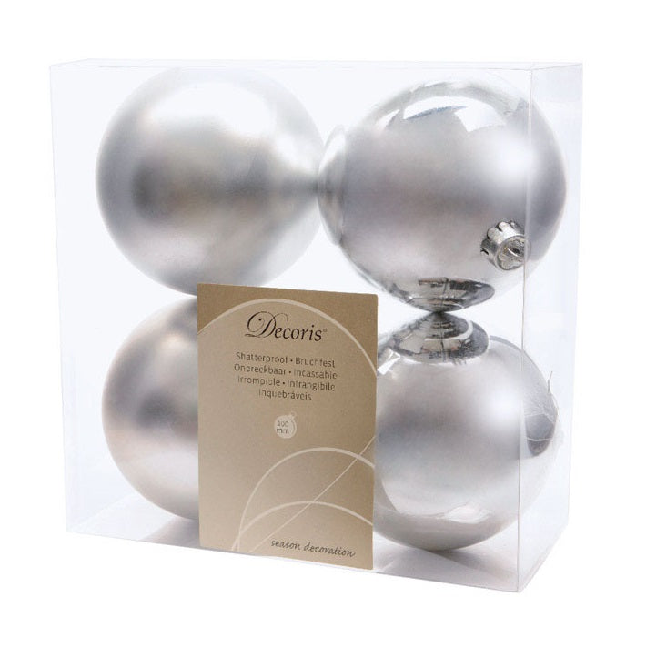 Celebrations 956011 Christmas Ornament, Plastic, Silver