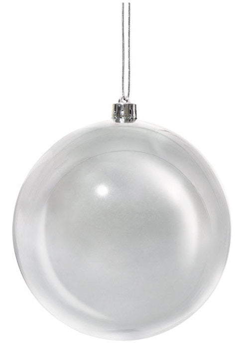 Celebrations 956014 Shatterproof Christmas Ornament, 140 MM, Silver