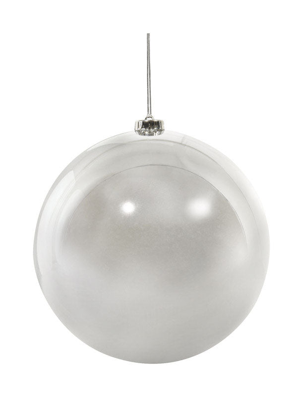 Celebrations 956017 Christmas Shatterproof Ornament, Silver, 200 MM
