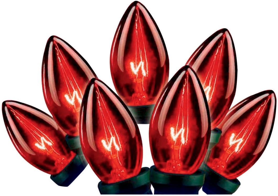 Celebrations C42UC511 C9 Light Set, 25', 25 Red Bulbs