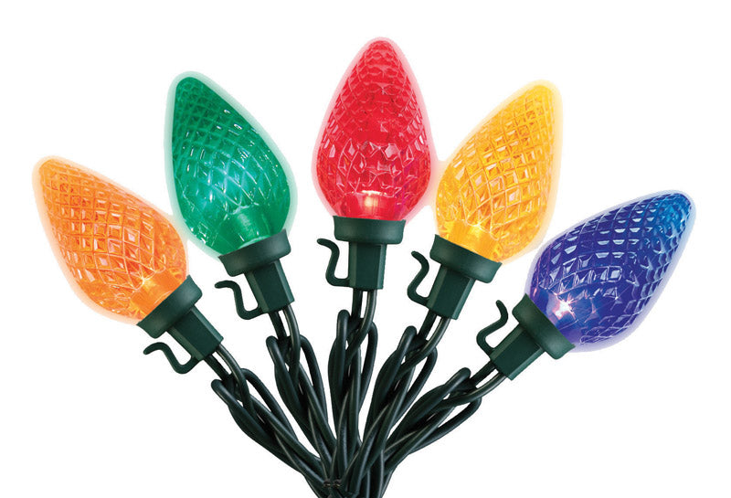 Celebrations C91006RRM C9 LED Light Set, 100 Multi Color Lights