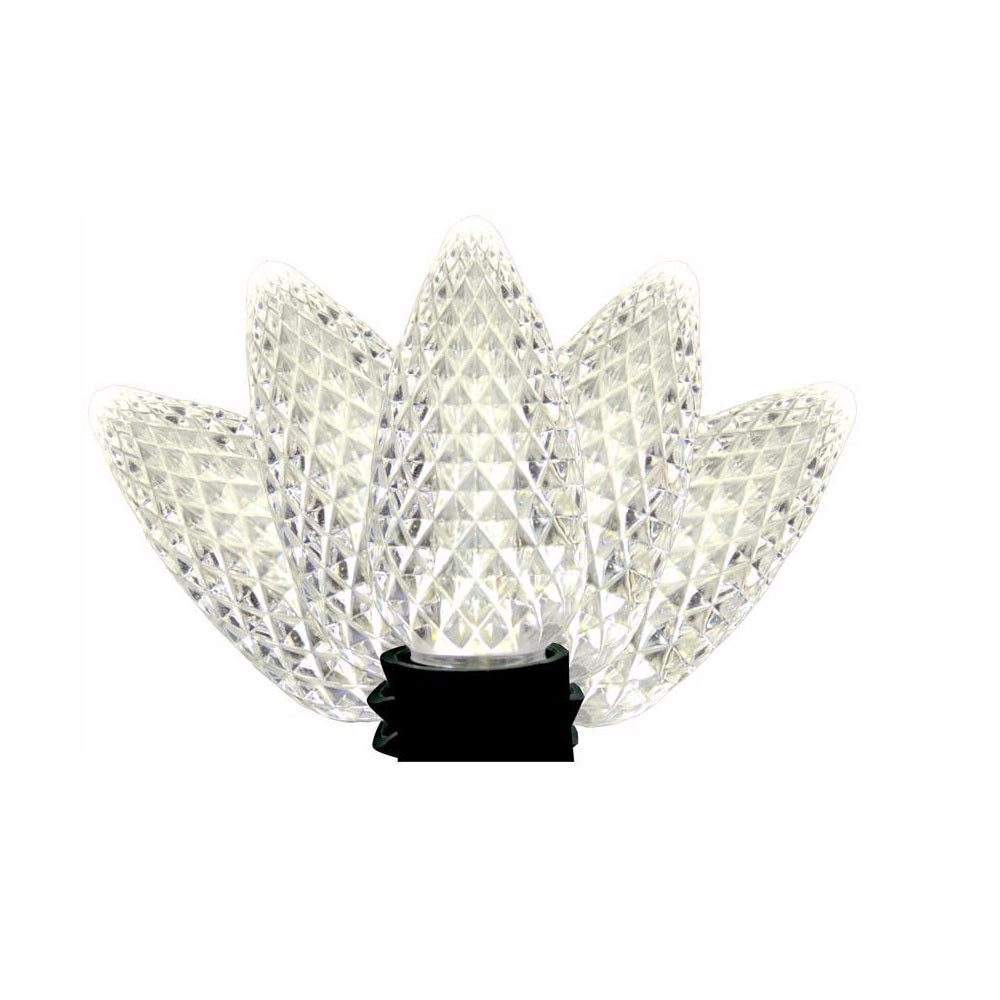 Celebrations C925FPWA Platinum LED String Christmas Lights, 25 Feet