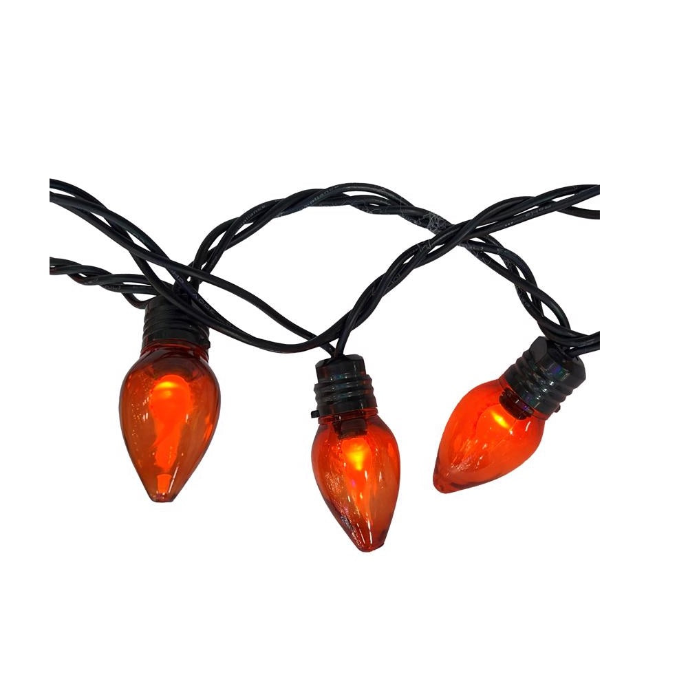 Celebrations FLM2048A LED Flicker Flame Halloween Lights, Orange