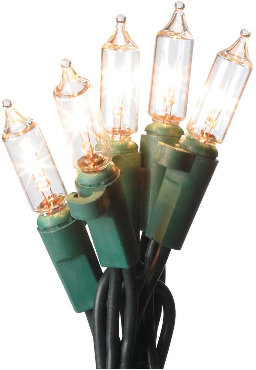Celebrations M84B4111 Shimmering Icicle Light Set, 8.5', 100 Clear Lights