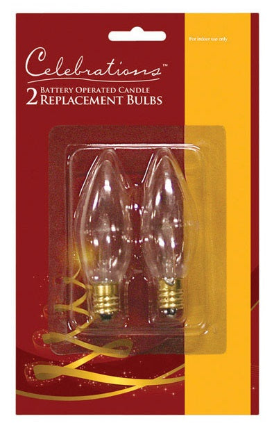 Celebrations T-16-71 Battery Operated Candle Replacement Bulb