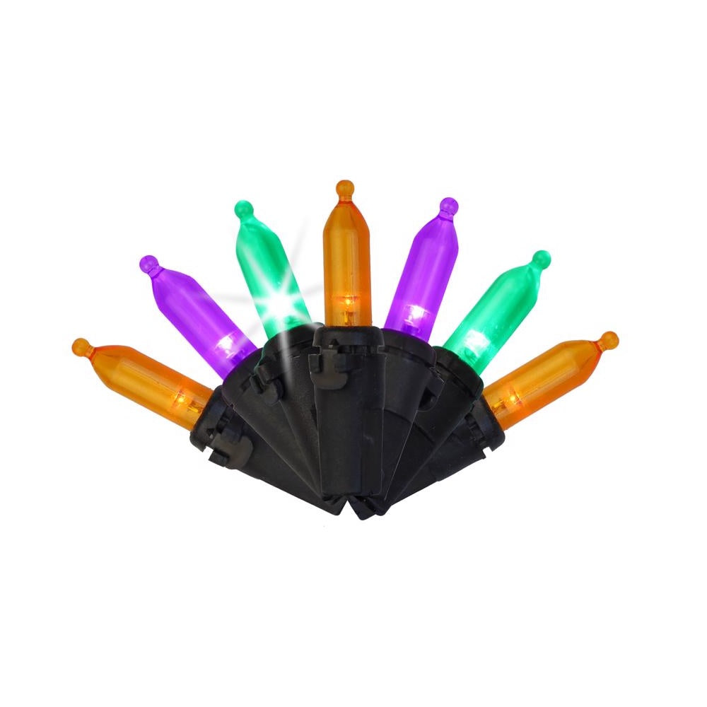Celebrations T5100HWS3A LED Halloween Strobe String Lights, Multicolored
