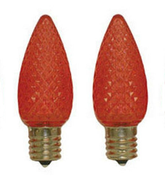 Celebrations UTRT4513 C9 Replacement LED Bulb, Red