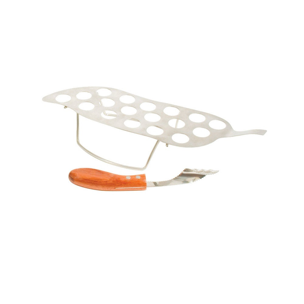 Charcoal Companion CC3090 Platinum Chili Pepper Roasting Rack