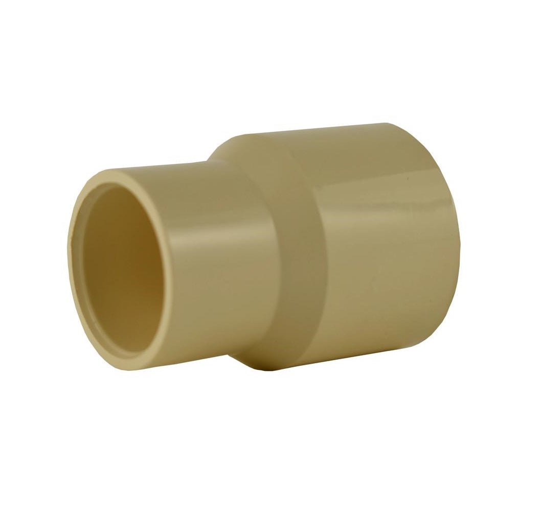 Charlotte Pipe CTS 02100  2000 Reducing Coupling, CPVC, 1 inch X 3/4 inches