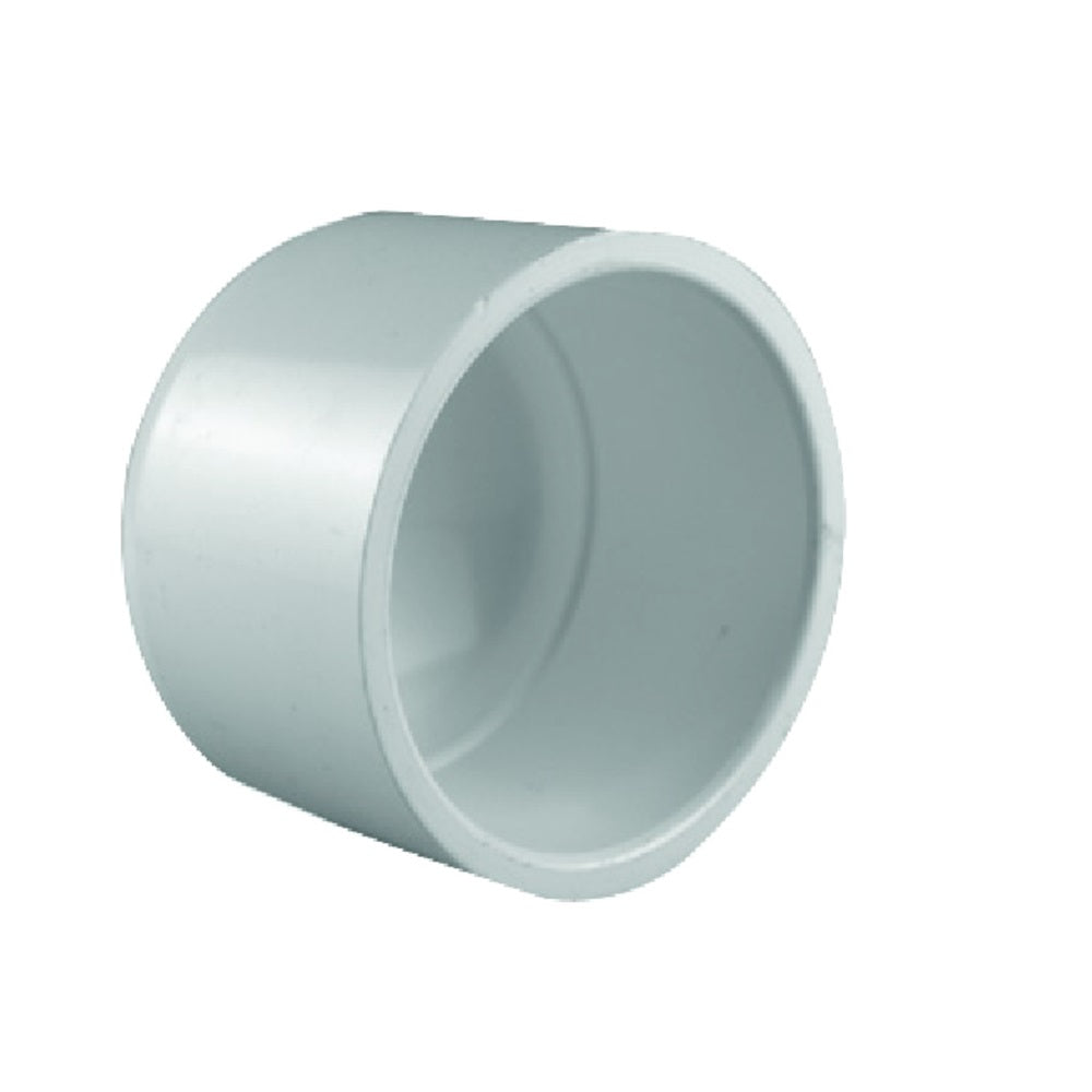 Charlotte Pipe PVC 02116 0600 Schedule 40 Cap, White