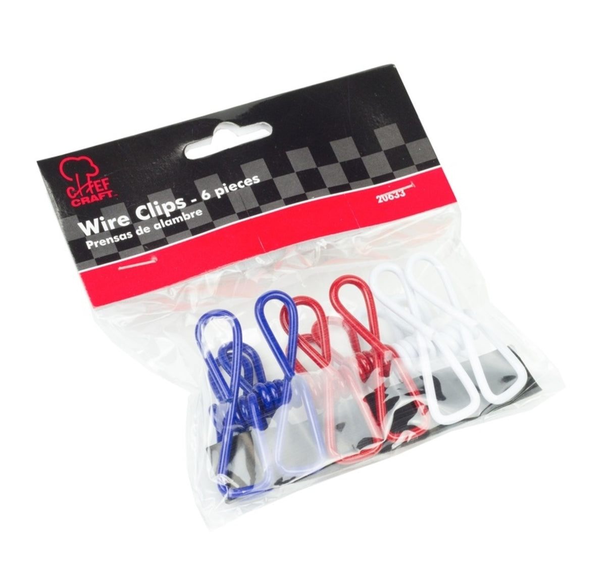 Chef Craft 20633 Wire Clips, Assorted Colors