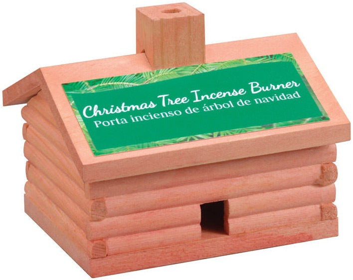 Christmas Tree 7103-CD Wood Cabin Incense Burner