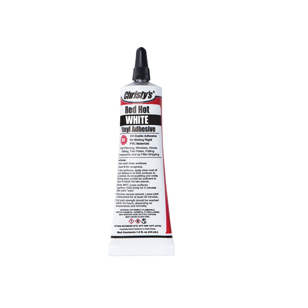Christy's 505114 Red Hot Vinyl Adhesive And Sealant, 1.5 Ounce