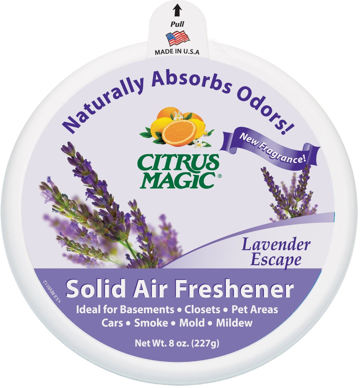 Citrus Magic 616472347 Solid Air Freshener, Lavender Escape, 8Oz