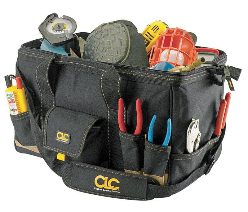 CLC 1163 ToolWorks MegaMouth Tool Bag, 18", 31 Pockets