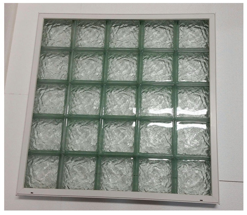 Clear Choice CCW40X40WICE Glass Block, 40.86" W x 3" D