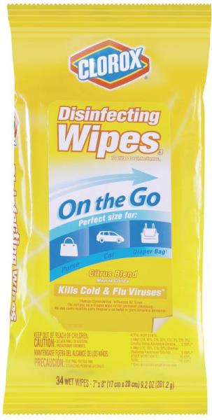 Clorox 30666 Disinfecting Wipes, Citrus Blend