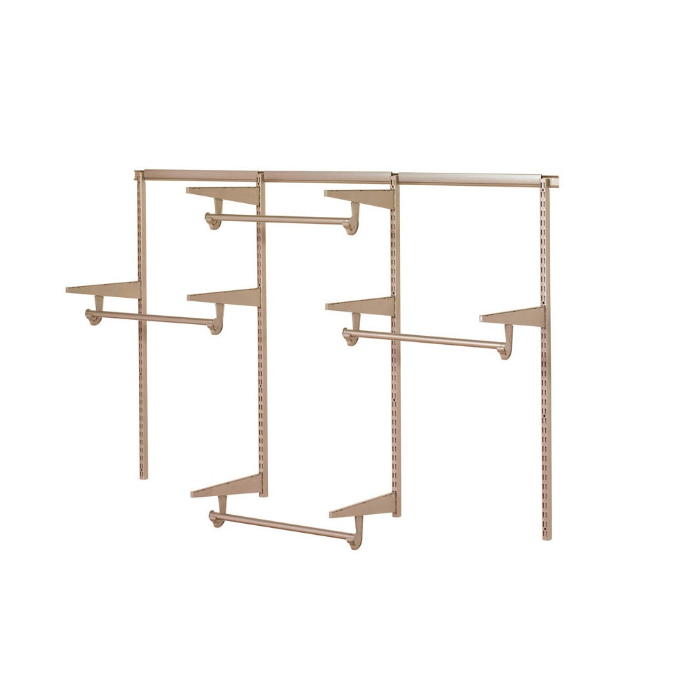 Closet Culture 0300-KITA-6CN Closet Hardware Kit, Champagne Nickel