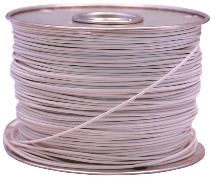 Coleman Cable 55669023 Primary Wire, 14-Gauge, 100-Feet Spool, White