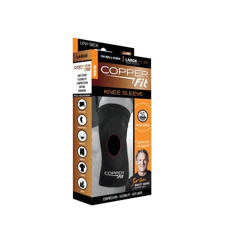 Copper Fit CPRFKN-LG Copper Infused Knee Sleeve, Large