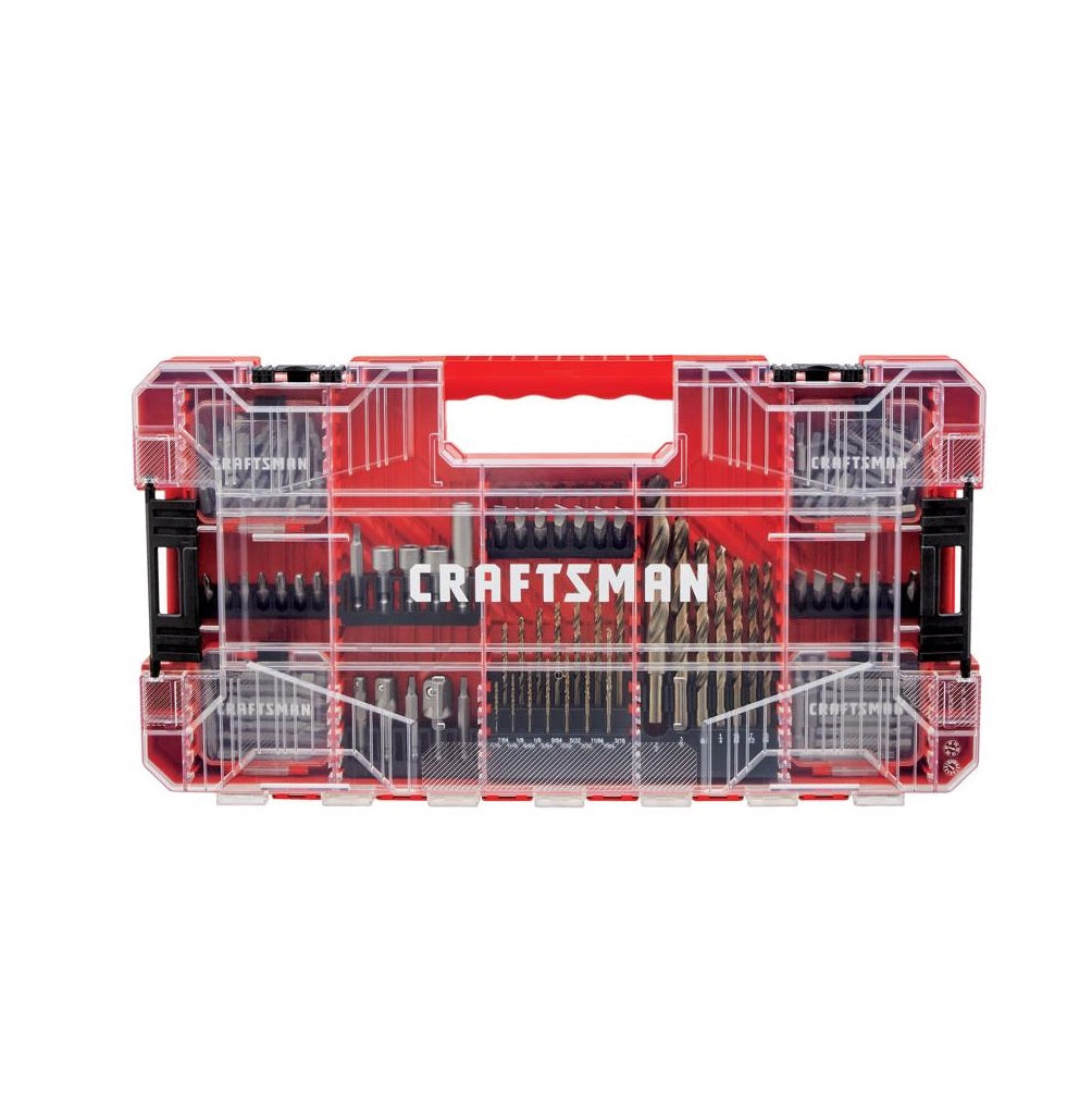 Craftsman CMAF150SET Assorted Drill and Driver Bit Set, Steel, 150 Pieces
