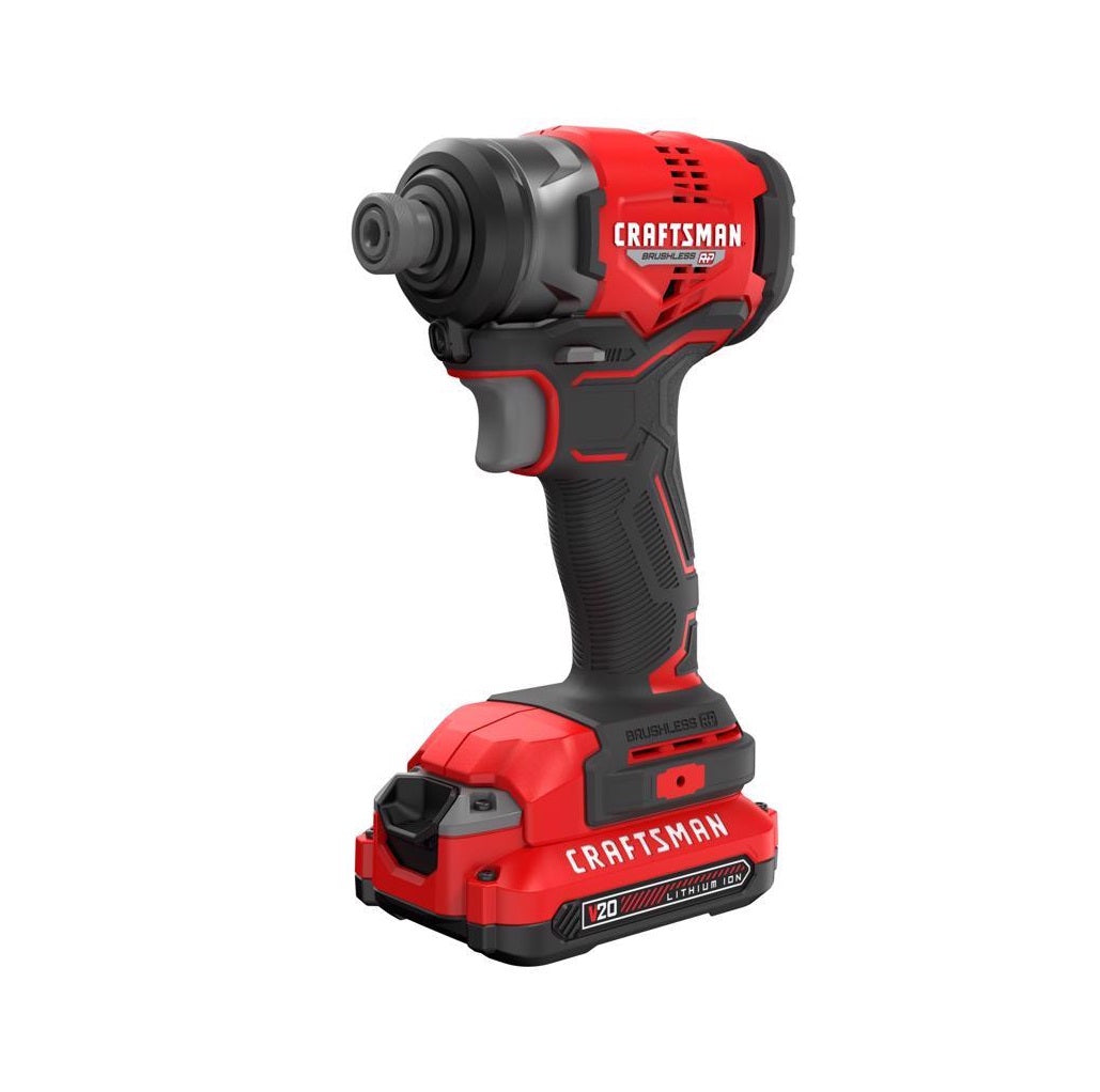 Craftsman CMCF813C1 V20 Brushless Impact Driver Kit, 2800 rpm