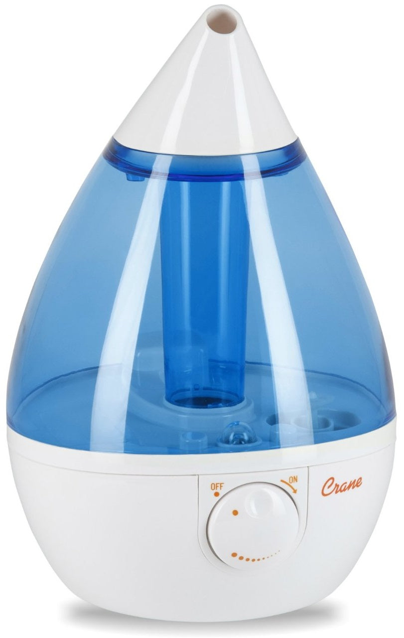 Crane EE-5301 Drop Shape Ultrasonic Cool Mist Humidifier, 2.3 Gallon