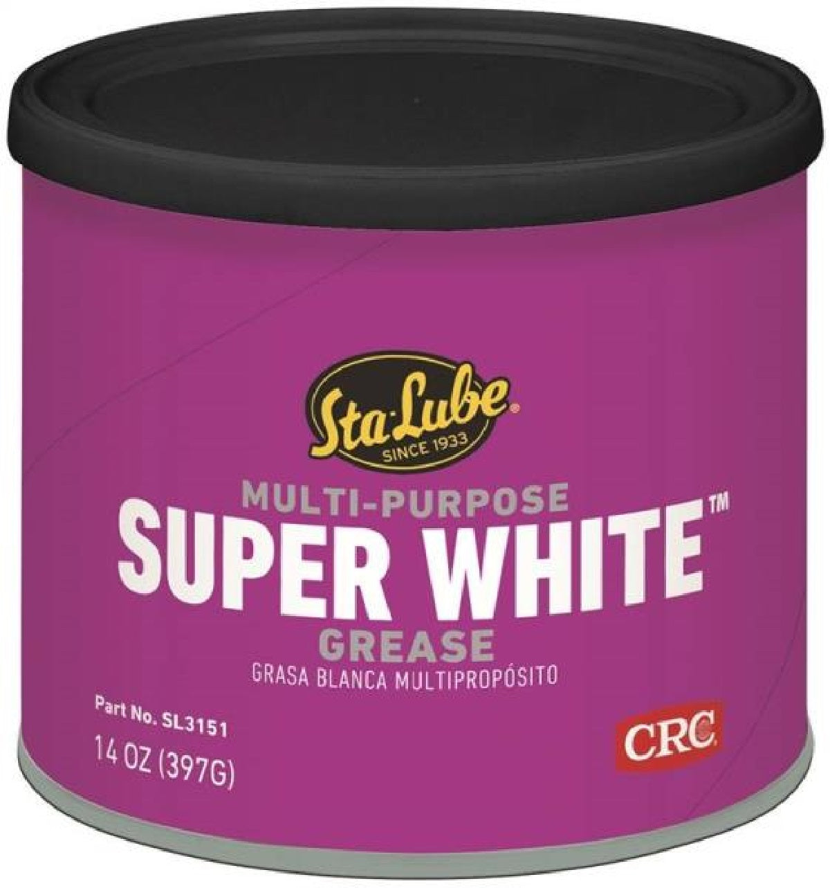 CRC SL3151 Super White Multi-Purpose Lithium Grease, 14 Oz